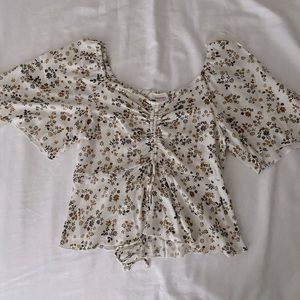 floral blouse
